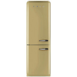 Smeg FAB32LNC Fridge Freezer, A++ Energy Rating, Left-Hand Hinge, 60cm Wide, Cream